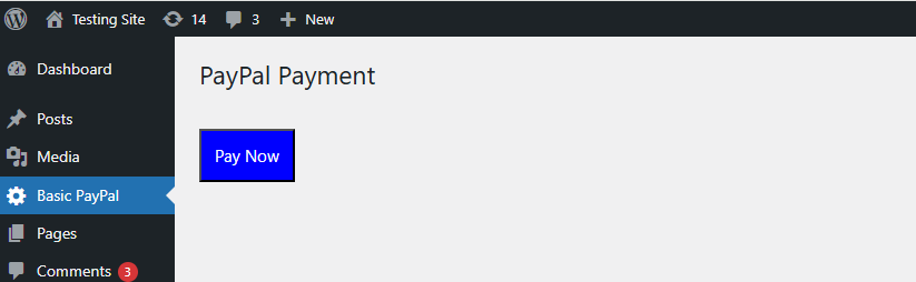 Admin Screen Screenshot